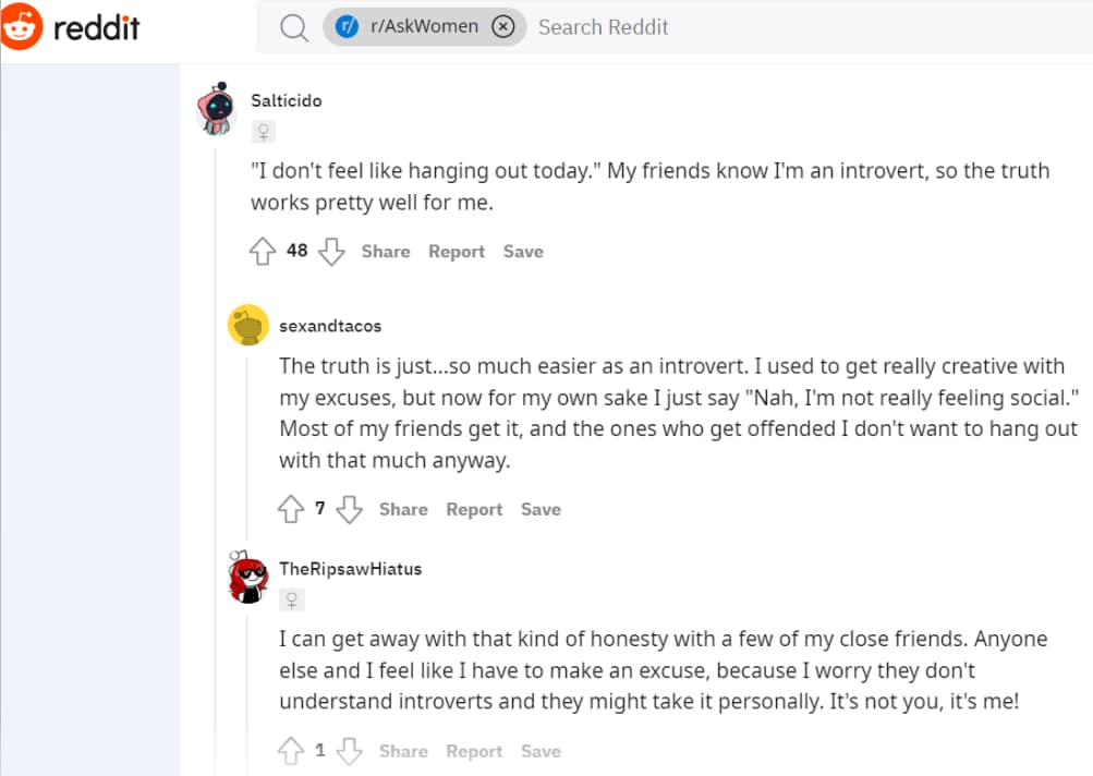 reddit how to tell someone you don't want to hang out tell someone i dont want to hang out