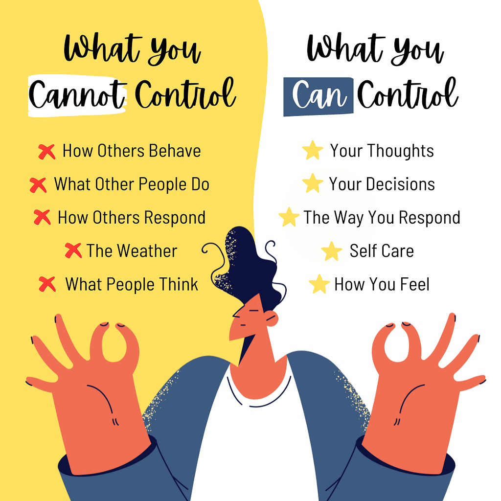 what you can control during confrontation