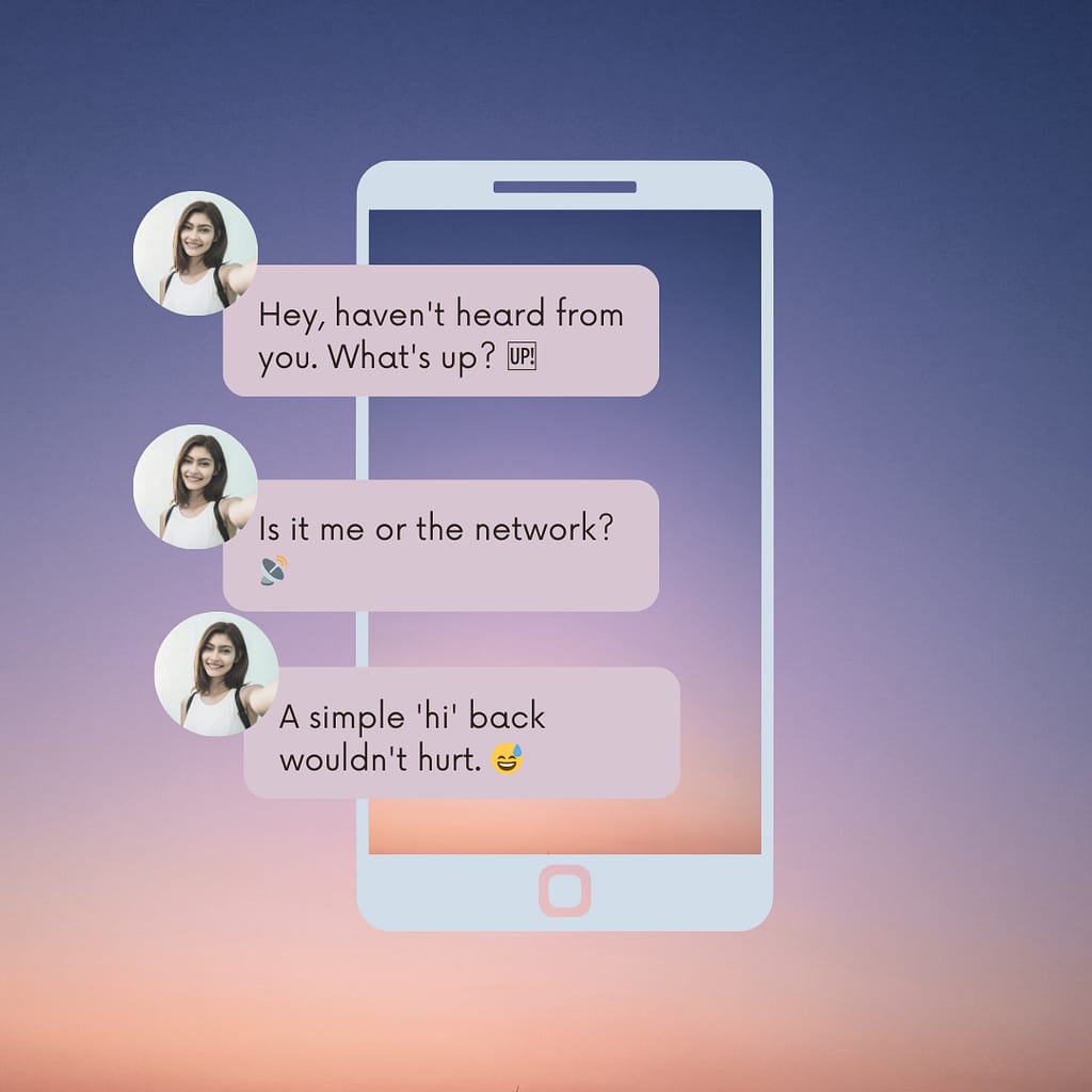 how to be direct in a text message