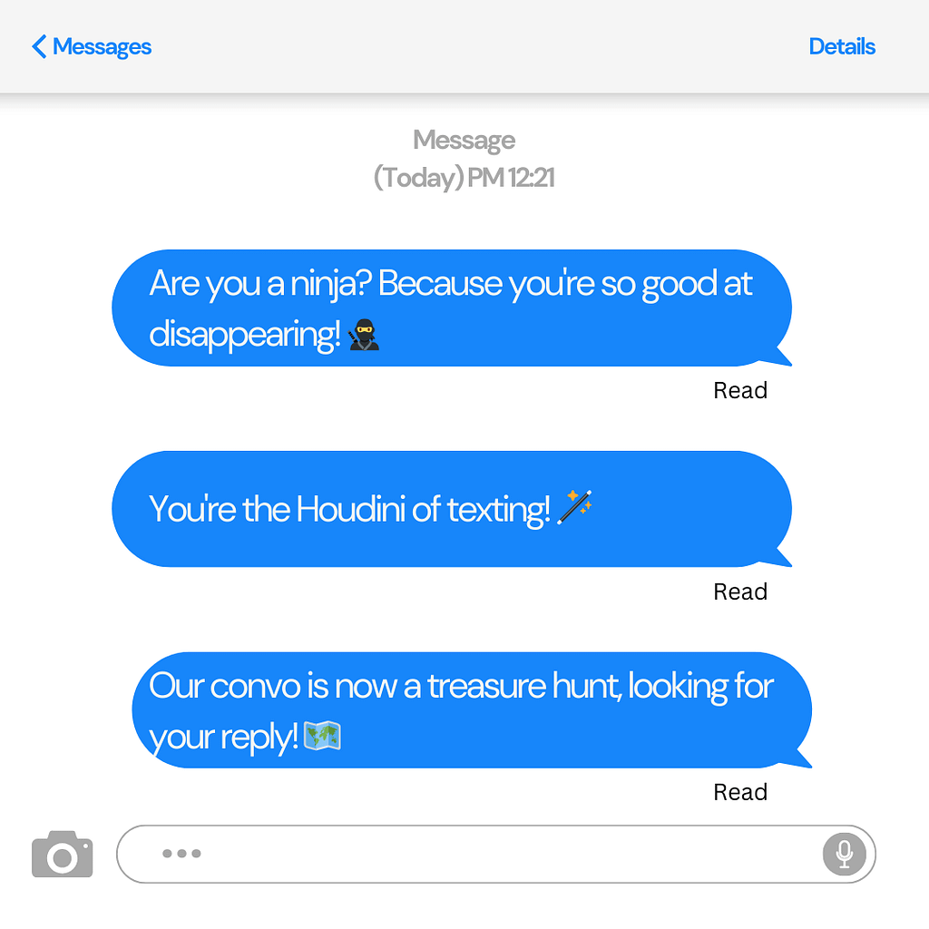 people who don't text you back