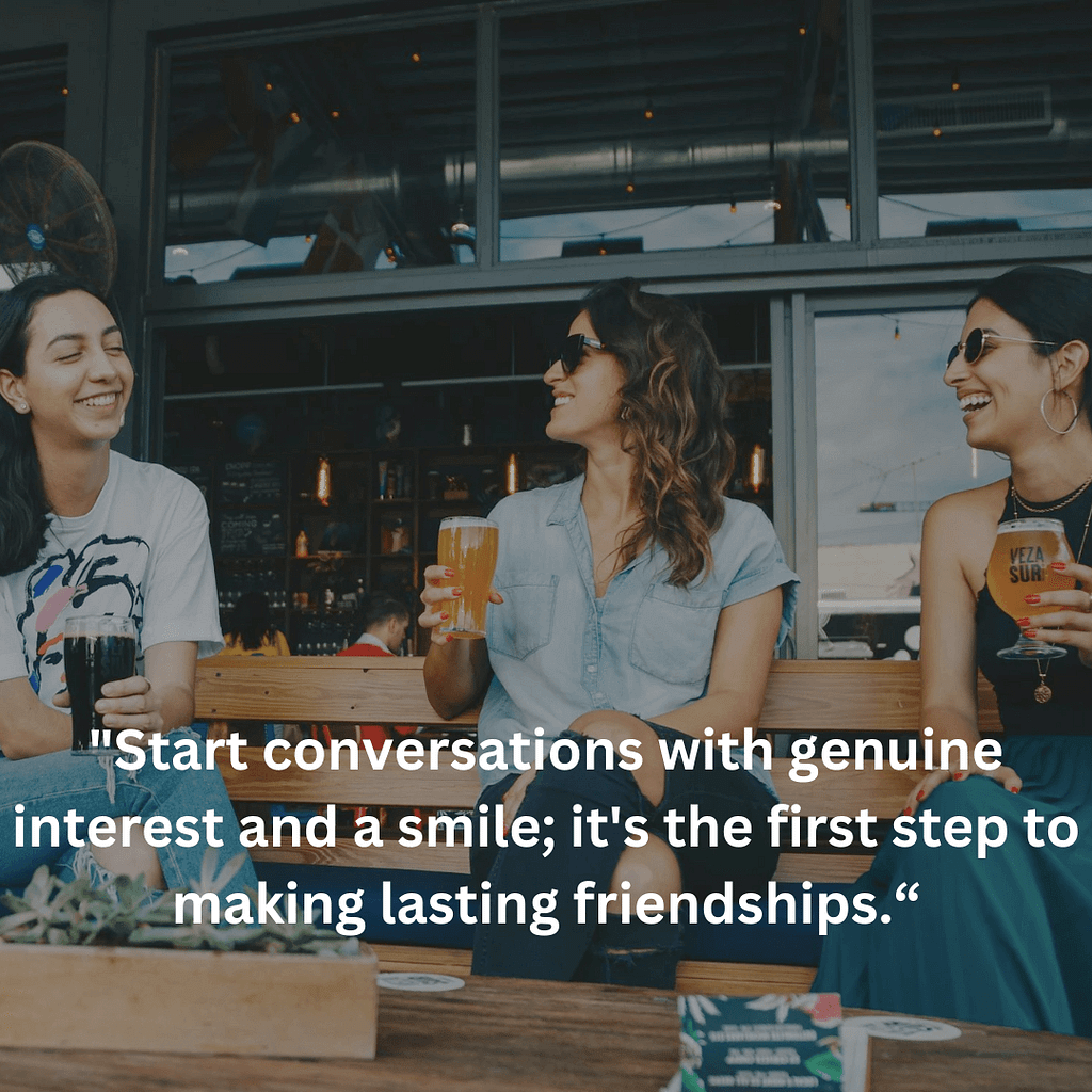 start conversations to make friends