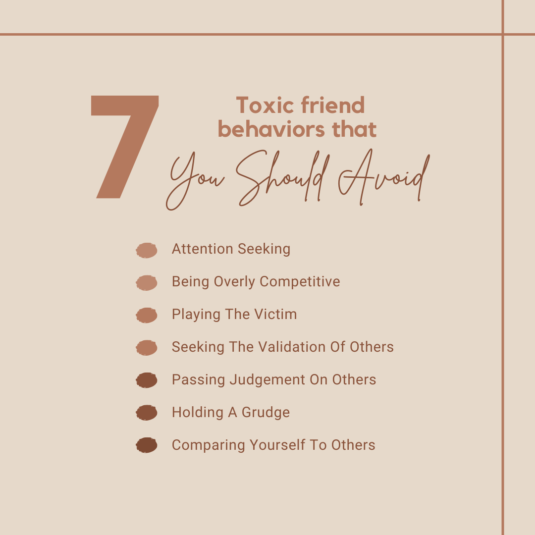 friend behaviors you should avoid friend behaviors you should avoid