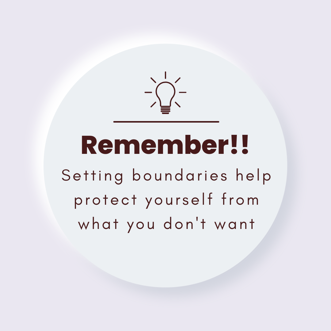 set boundaries with people How to tell someone you aren't interested