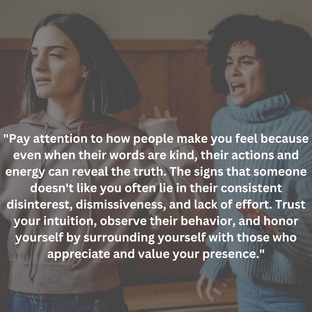 signs someone doesn't like you back signs someone doesn't like you back