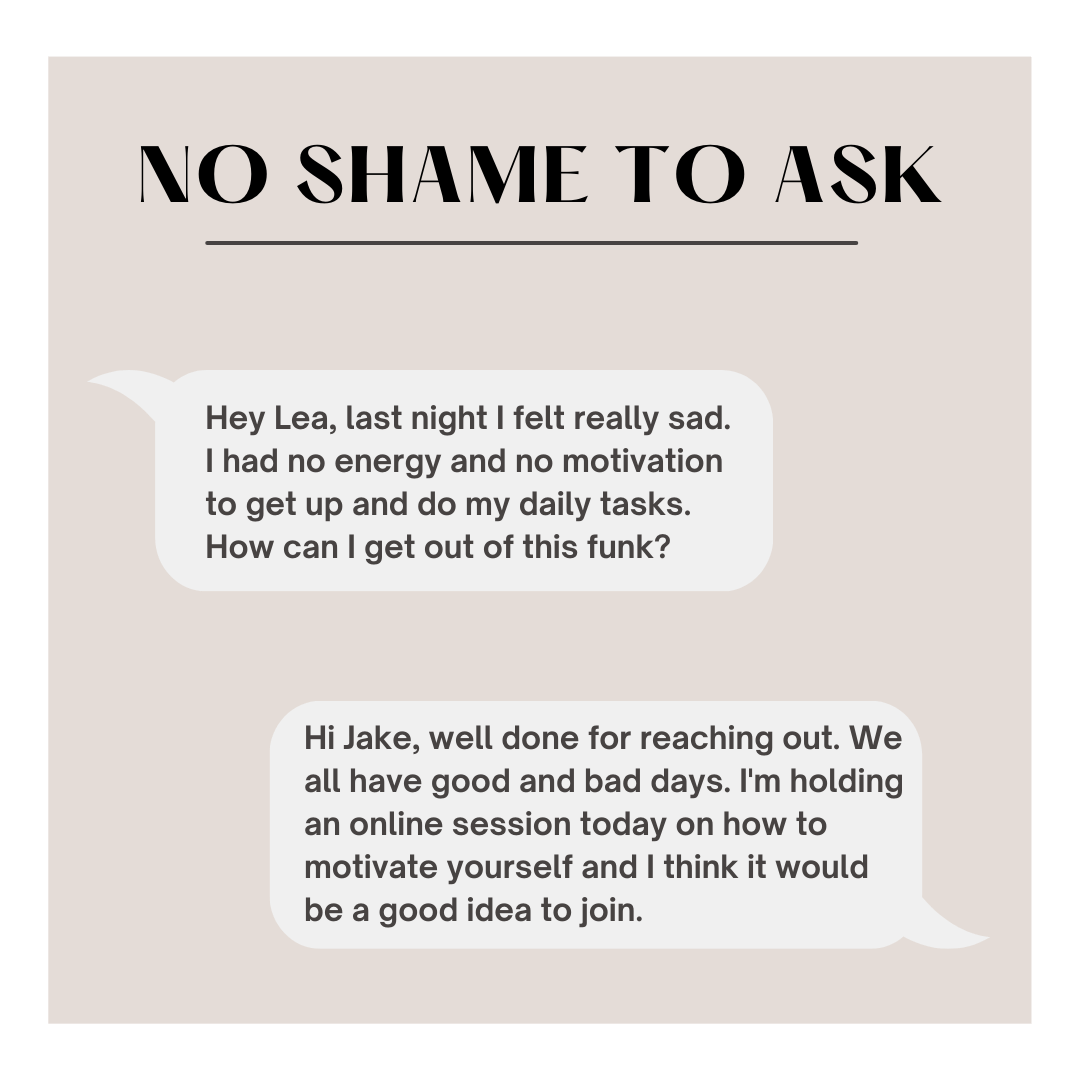 ask for help if feeling depressed (1) ask for help if feeling depressed