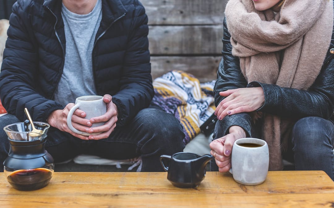 conversation over coffee