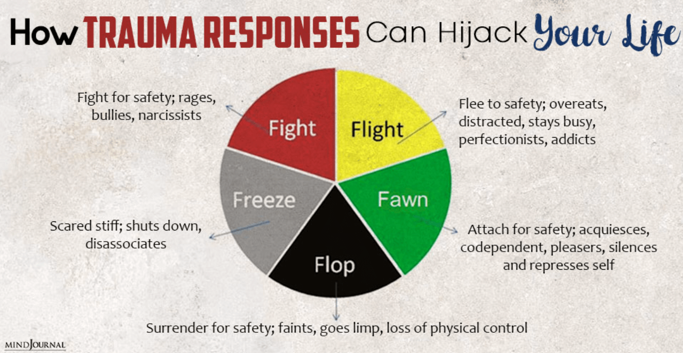 trauma and introvert Trauma Responses