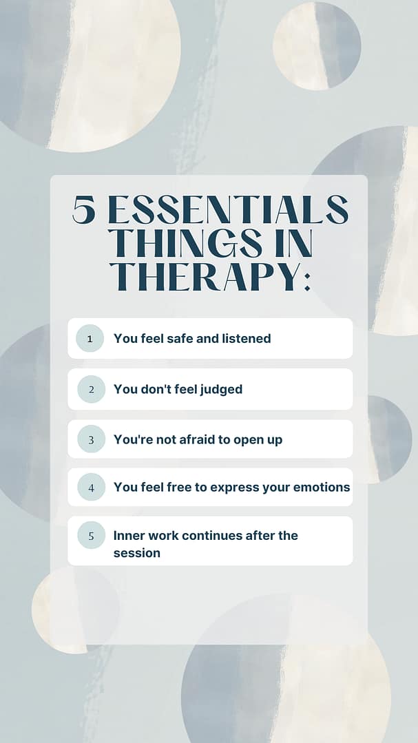 essentials for therapy