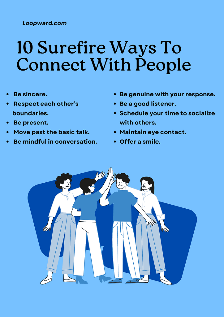 how to connect with people