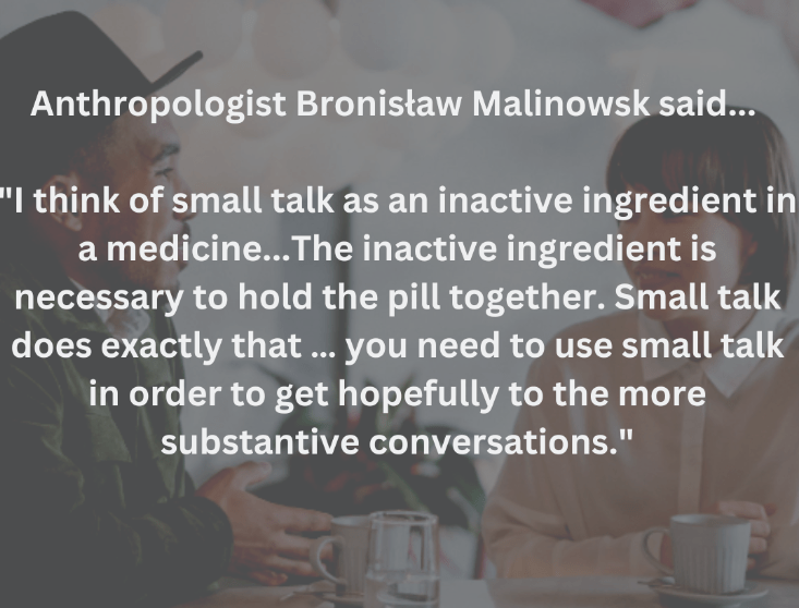 how to small talk to make conversation interesting