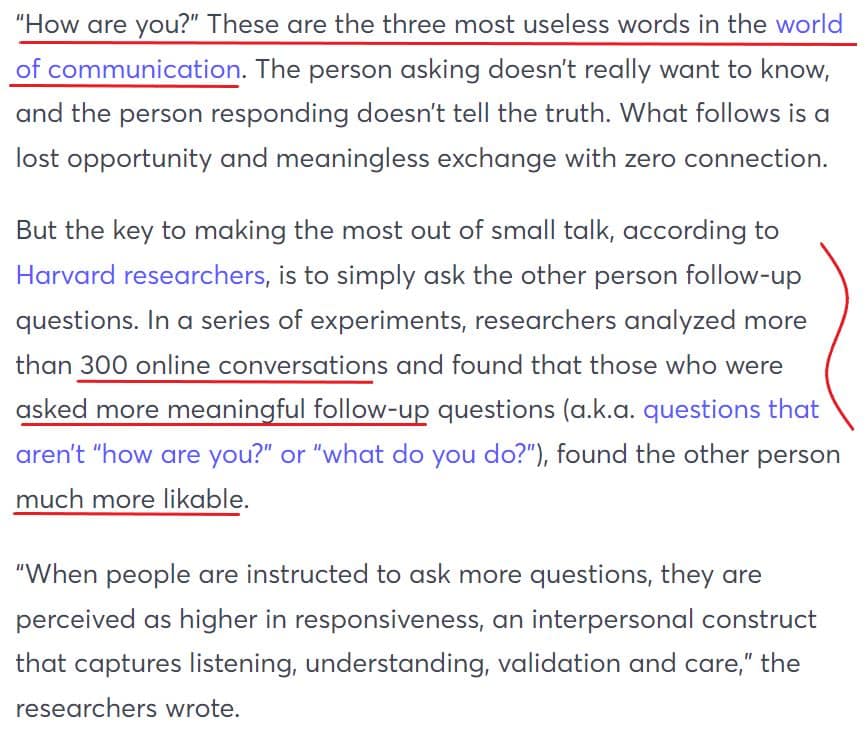 how to be more likable using small talk be likeable using small talk
