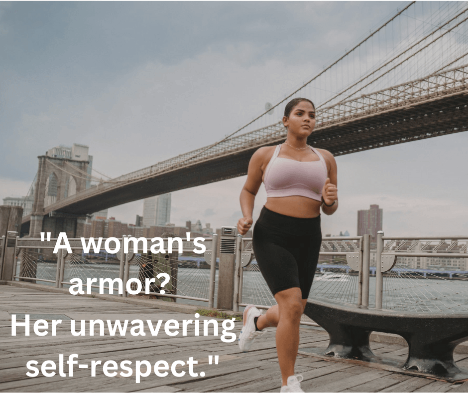a woman's armor