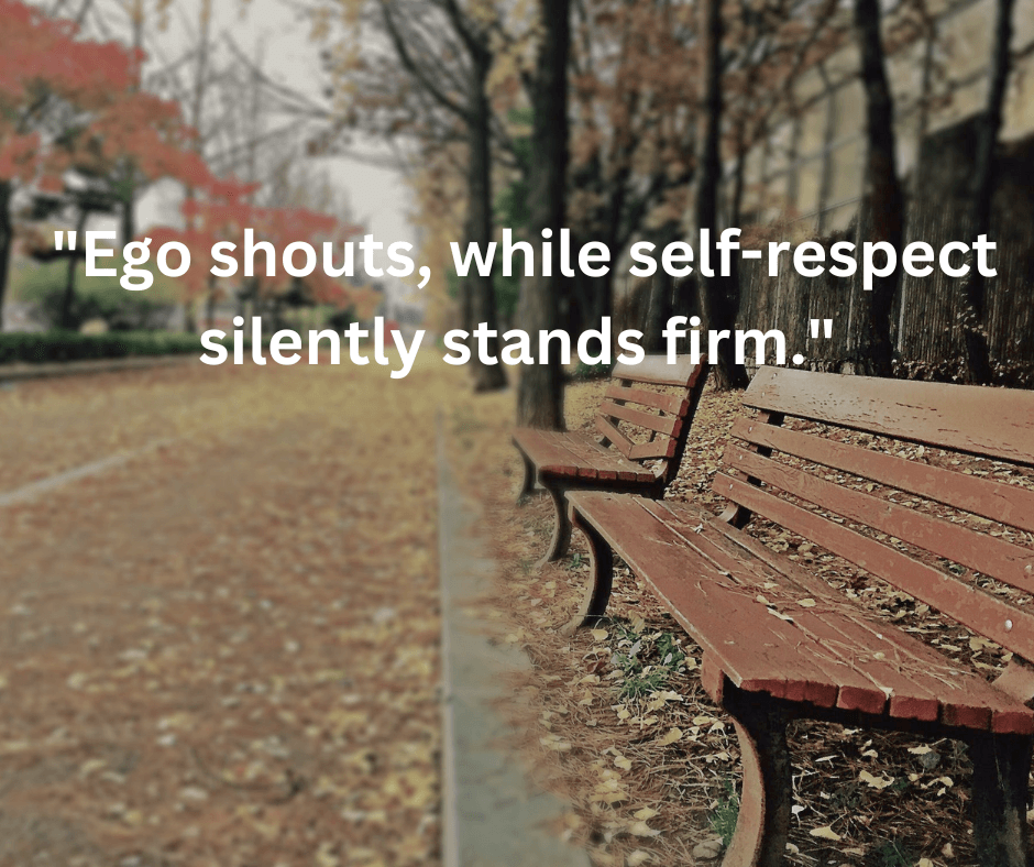 the ego shouts