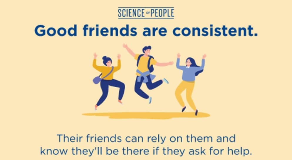 friends are consistent